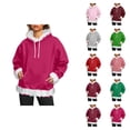 thumbnail image 1 of Hoodie for Women 2025 Fall Winter Long Sleeve Casual Drawstring Plain Hooded Sweatshirt with Pockets Pullover Top, 1 of 6