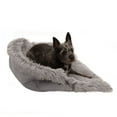 thumbnail image 1 of FurHaven | Convertible Self-Warming Cuddle Pet Mat & Bed for Dogs & Cats, Gray, Small, 1 of 11