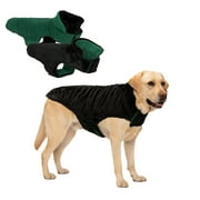 FurHaven Flex-Fit Reversible Plush Faux Fur Dog Coat - Extra Large, Black