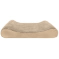 thumbnail image 1 of FurHaven | Memory Foam Minky Plush & Velvet Luxe Lounger Pet Bed for Dogs & Cats, Camel, Jumbo Plus, 1 of 7