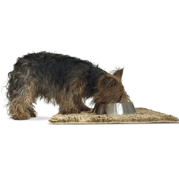 FurHaven | Muddy Paws Towel & Shammy Rug, Sand, Small