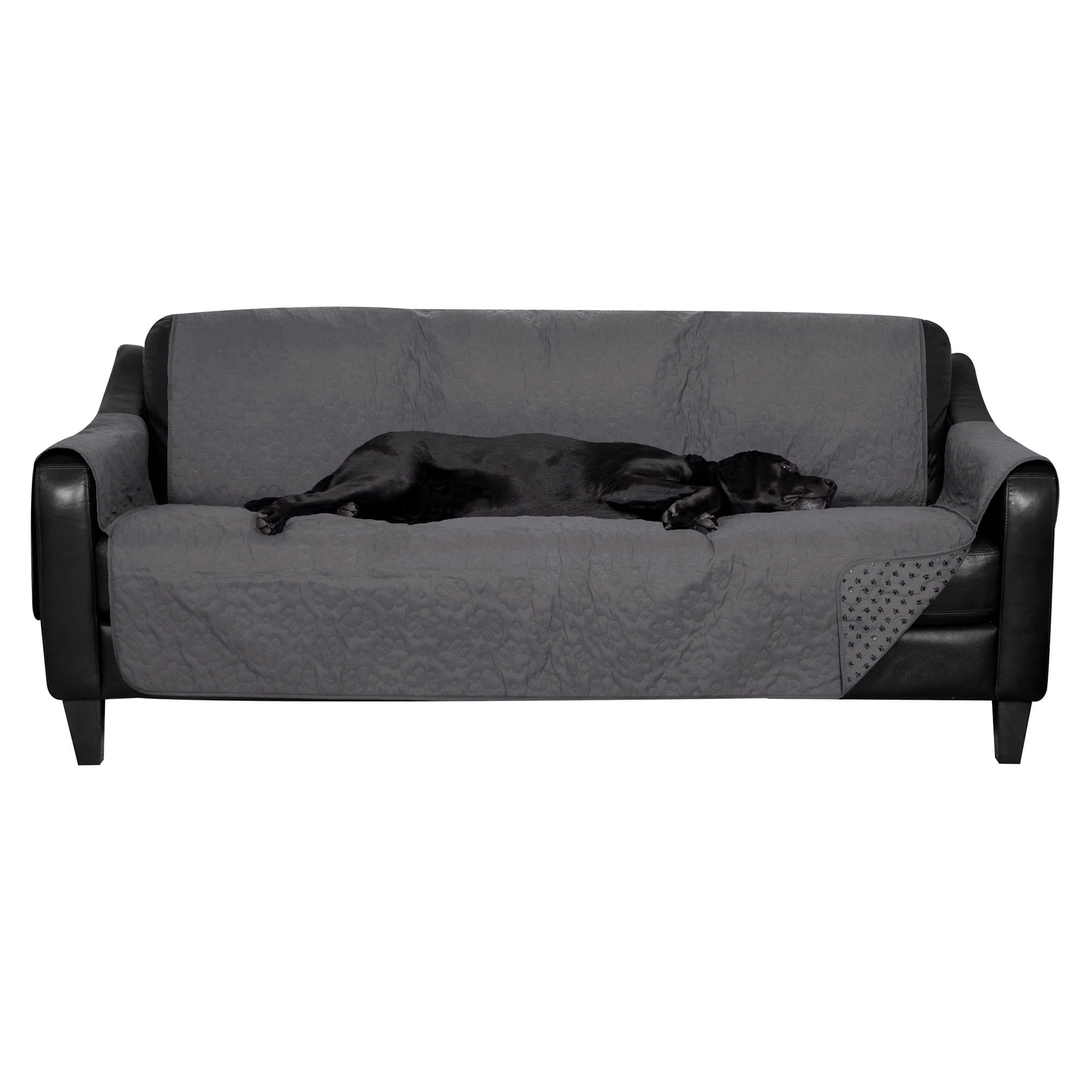 FurHaven Waterproof Slip-Resistant Furniture Protector, Gray, Large Sofa, 1 Count