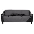 thumbnail image 1 of FurHaven Pawprint Non-Skid Sofa and Chair Furniture Protector for Dogs and Cats - Loveseat, Gray, 1 of 11