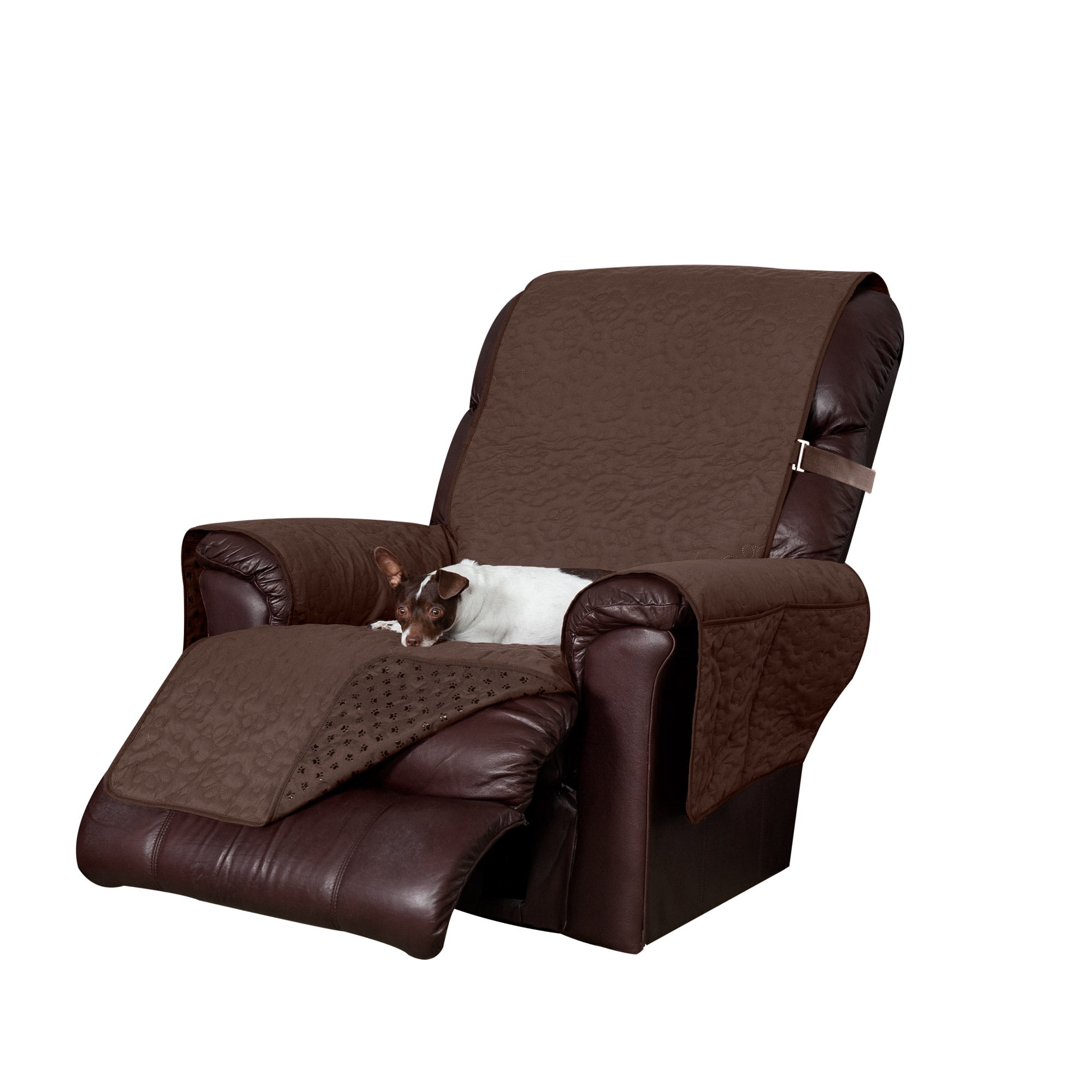 FurHaven Waterproof Slip-Resistant Furniture Protector, Espresso, Recliner, 1 Count