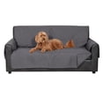 thumbnail image 1 of FurHaven Pawprint Non-Skid Sofa and Chair Furniture Protector for Dogs and Cats - Sofa, Gray, 1 of 11