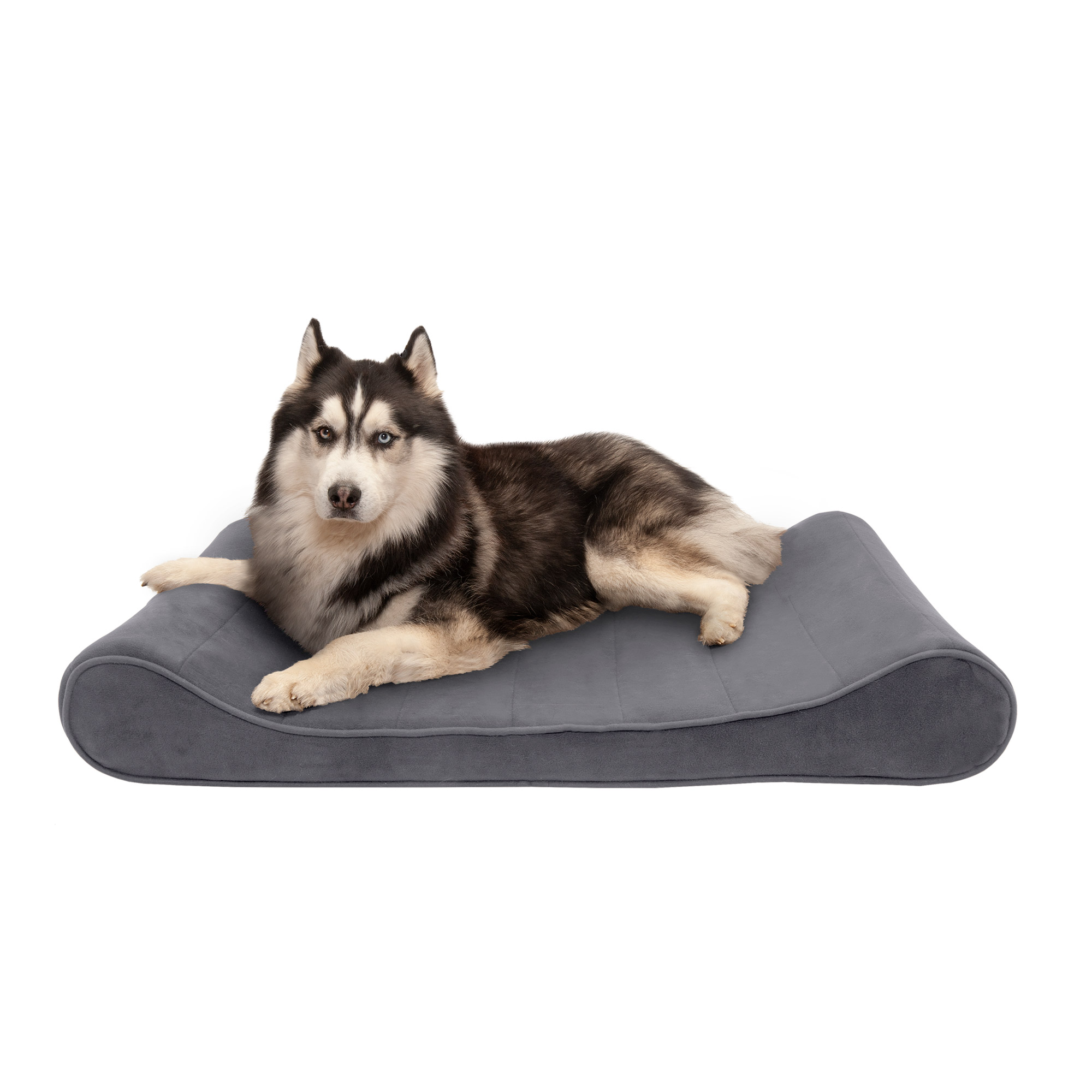 FurHaven Pet Dog Bed Cooling Gel Memory Foam Orthopedic Paw Decor