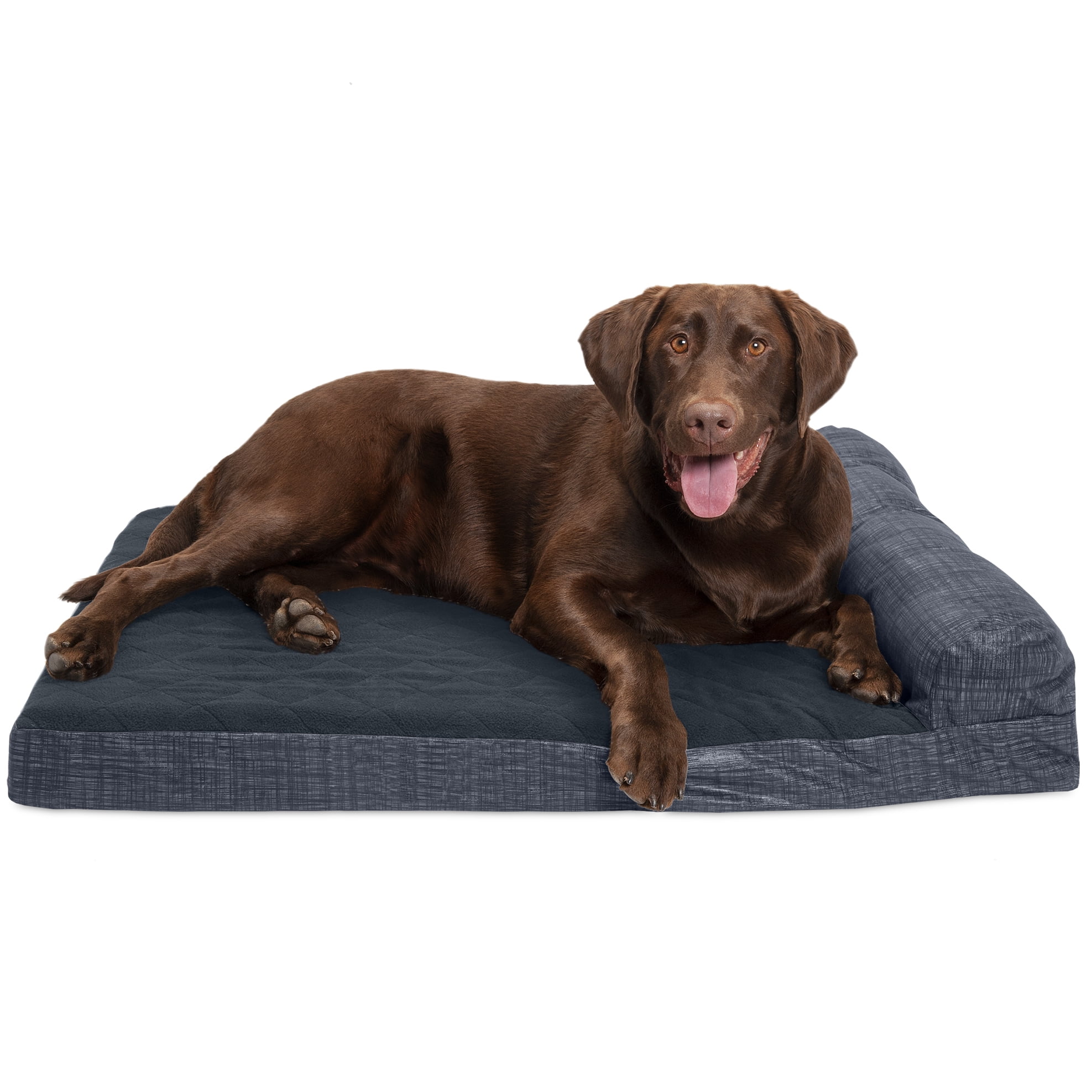 FurHaven Pet Dog Bed Cooling Gel Memory Foam Orthopedic Quilted