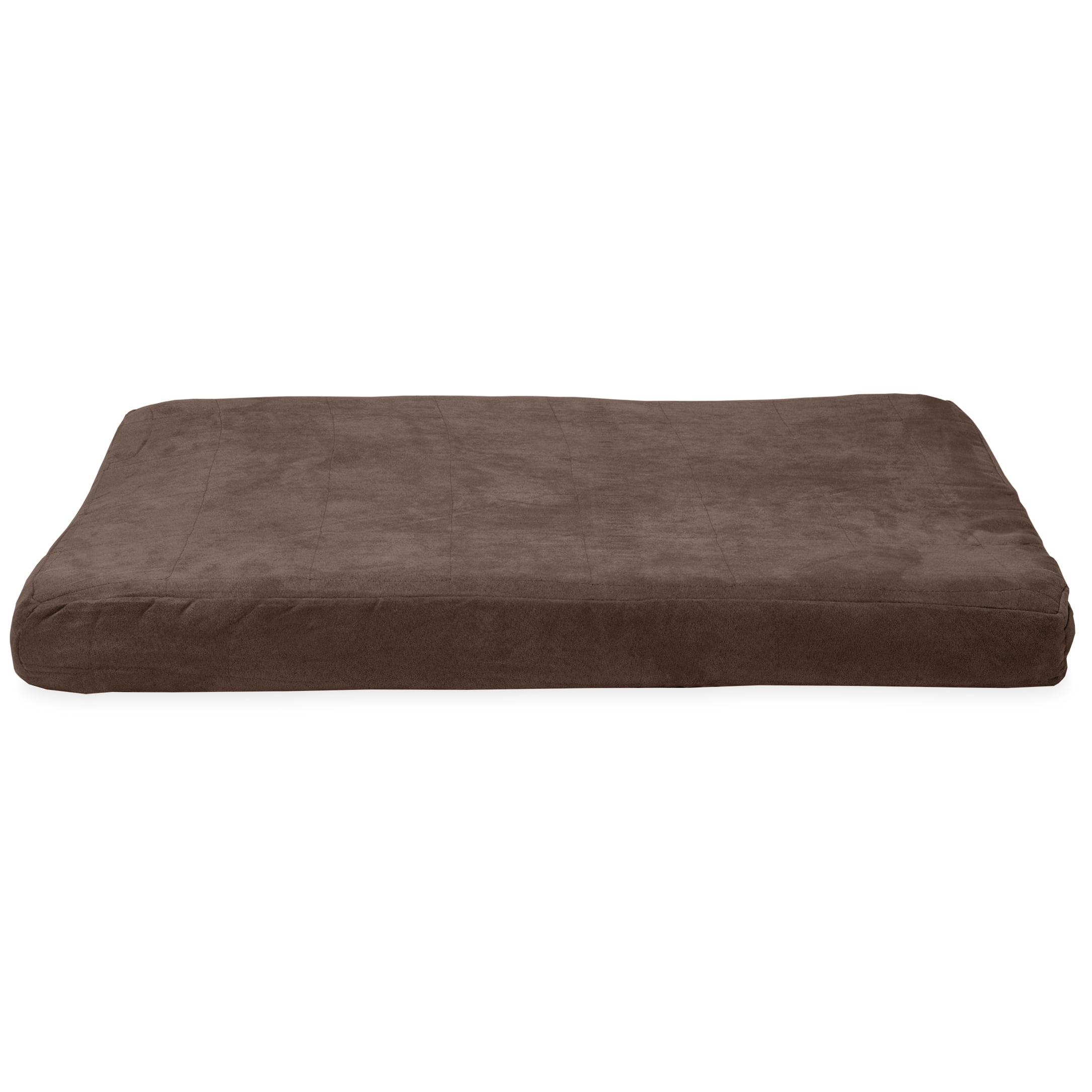 FurHaven Pet Dog Bed Cooling Gel Memory Foam Orthopedic Quilted Suede Mattress Pet Bed for