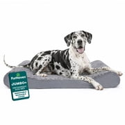FurHaven Orthopedic Dog Bed for Large Dogs, Luxe Lounger Contour Mattress, Cool Gel-Top Foam with a Solid Orthopedic Foam Base for Joint Support, Washable Cover