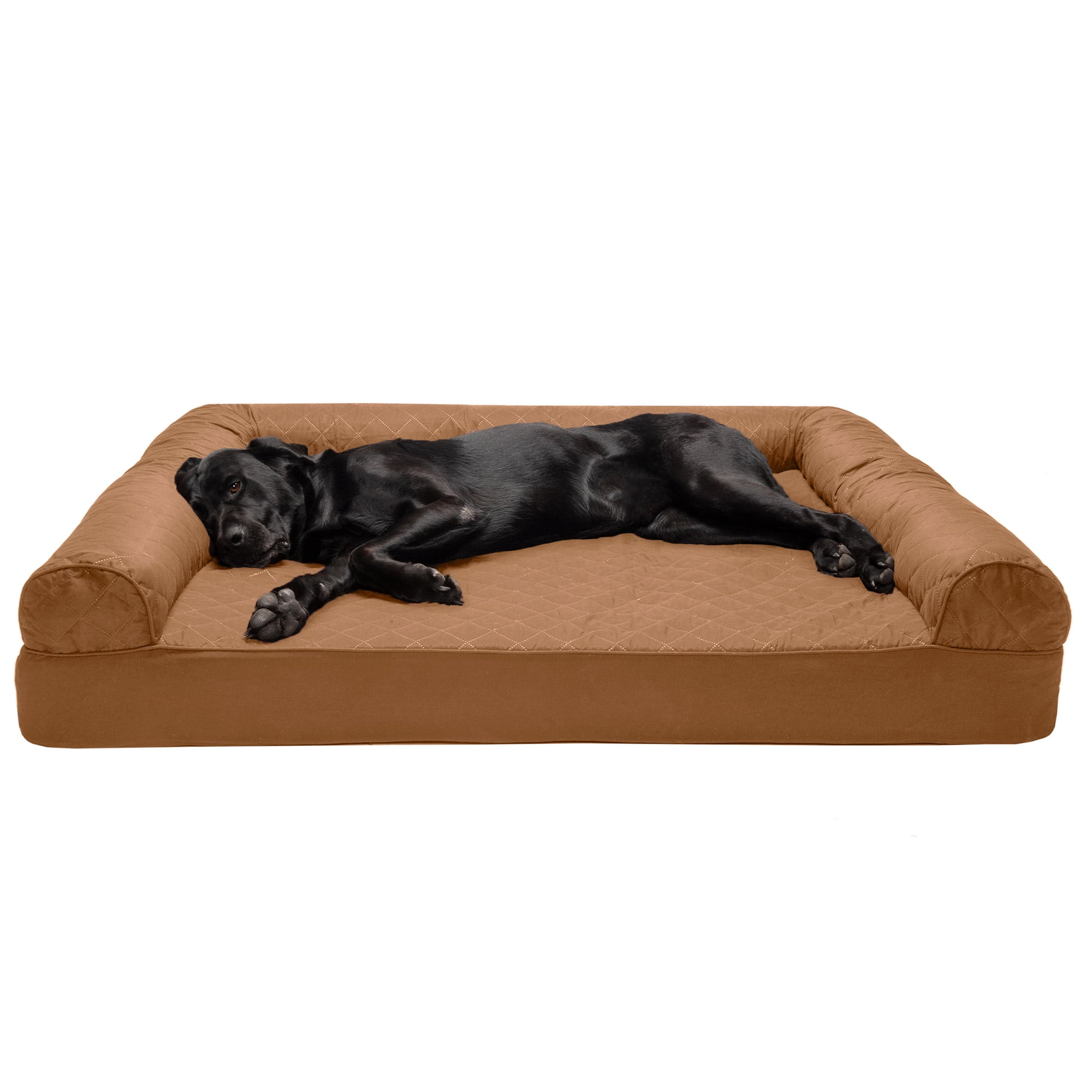 Furhaven quilted orthopedic sofa hotsell dog & cat bed