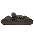 thumbnail image 1 of FurHaven Pet Dog Bed | Memory Foam Ultra Plush Luxe Lounger Pet Bed for Dogs & Cats, Chocolate, Giant, 1 of 13