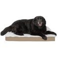 FurHaven Pet Dog Bed Orthopedic Convertible Pet Bed Mattress for Dogs & Cats, Sand, Large