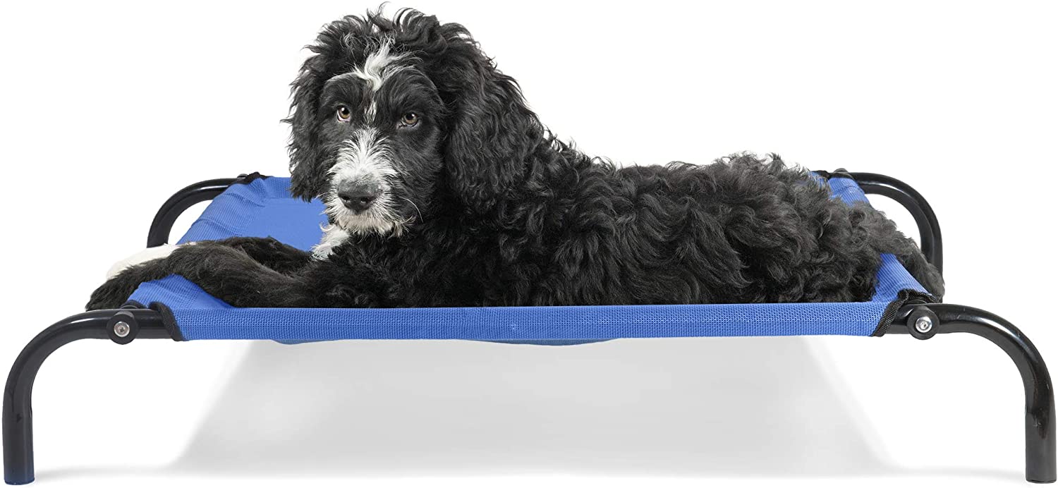 FurHaven Pet Dog Cot Elevated Reinforced Pet Cot for Dogs & Cats