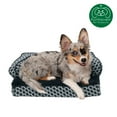 thumbnail image 1 of FurHaven Pet Products | Cooling Gel Memory Foam Orthopedic Plush & Decor Comfy Couch Pet Bed for Dogs & Cats, Diamond Gray, Small, 1 of 12