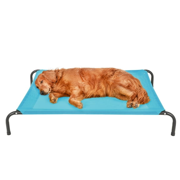 FurHaven Pet Products Elevated Cot Pet Bed - Capri Blue, Large