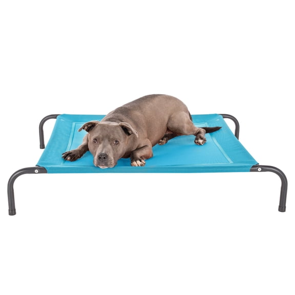 FurHaven Pet Products Elevated Cot Pet Bed - Capri Blue, Medium