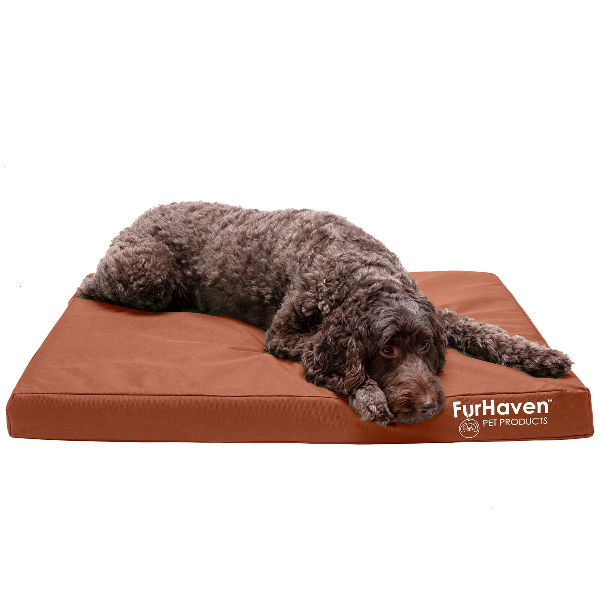 Large Chestnut Orthopedic Waterproof Outdoor Pet Bed