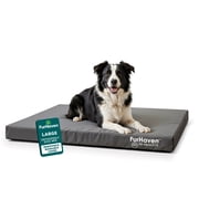 Large Furhaven Logo Indoor/Outdoor Deluxe Orthopedic Dog Bed