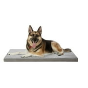 FurHaven Pet Products Mattress Edition Large Memory Foam Dog Kennel & Crate Mat, Gray