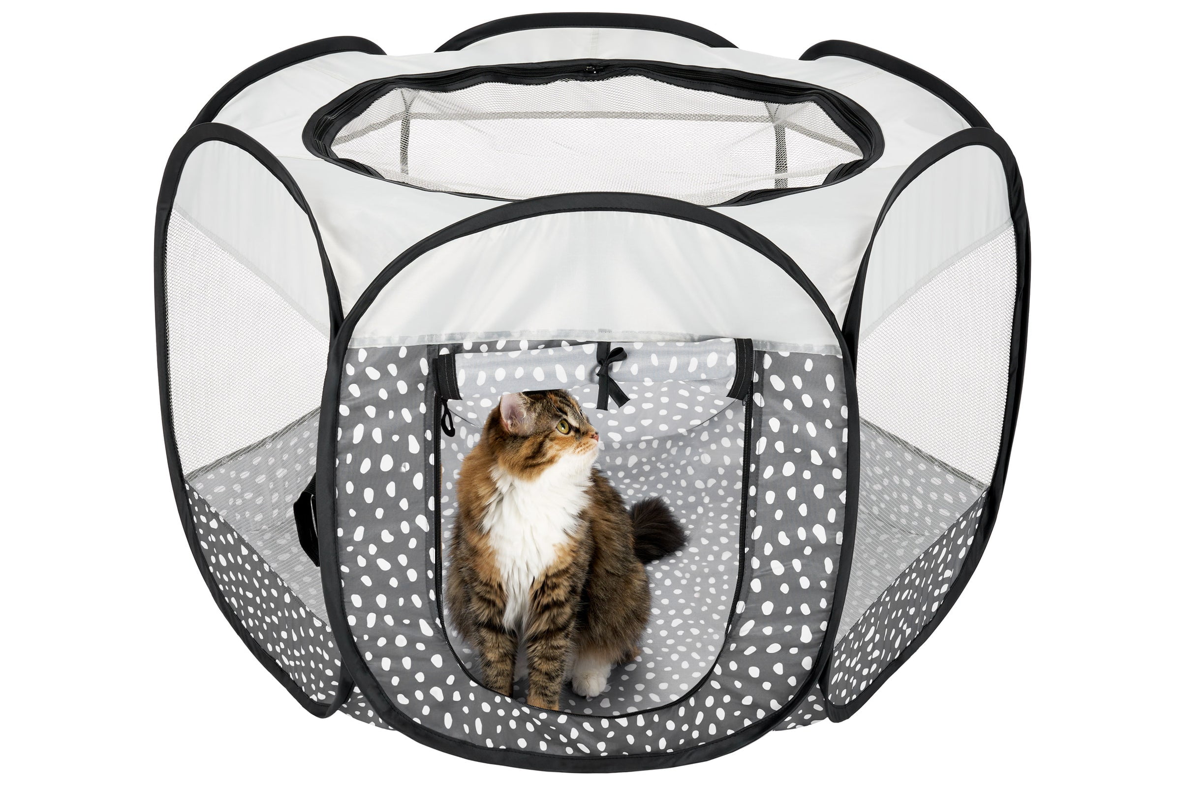Small Gray Pebbles Portable Pet Playpen