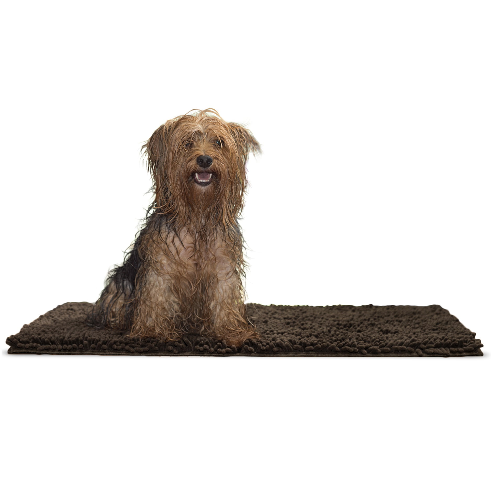 FurHaven Muddy Paws Towel & Shammy Rug - Mud (Small)