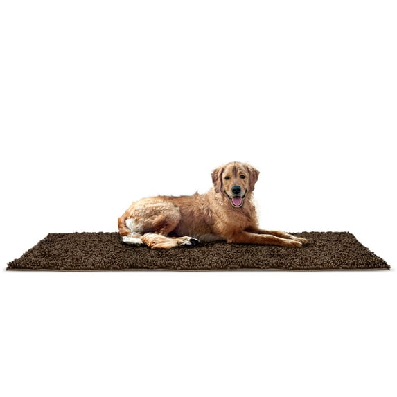 FurHaven Pet Products Muddy Paws Towel & Shammy Rug for Dogs & Cats - Mud, Runner