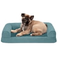 thumbnail image 1 of FurHaven Pet Products Plush & Suede Memory Top Sofa Pet Bed for Dogs & Cats - Deep Pool, Medium, 1 of 13
