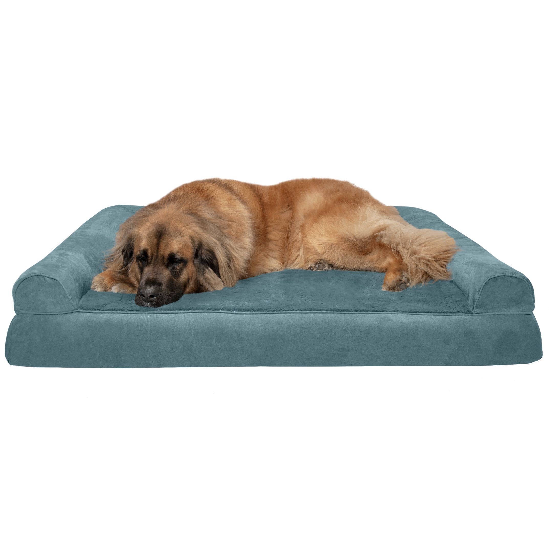 FurHaven Plush & Suede Orthopedic Sofa Pet Bed, Deep Pool, Jumbo Plus, 1 Count