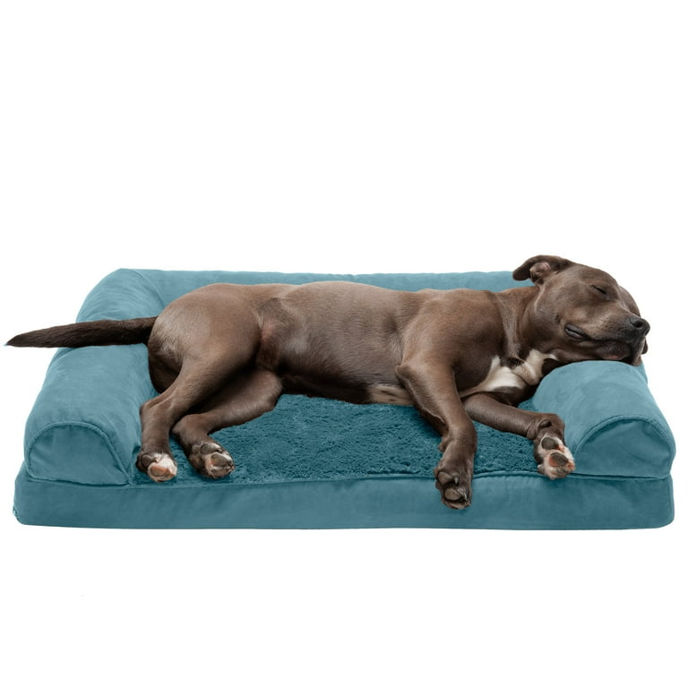 Furhaven plush & suede orthopedic sofa dog & cat bed best sale
