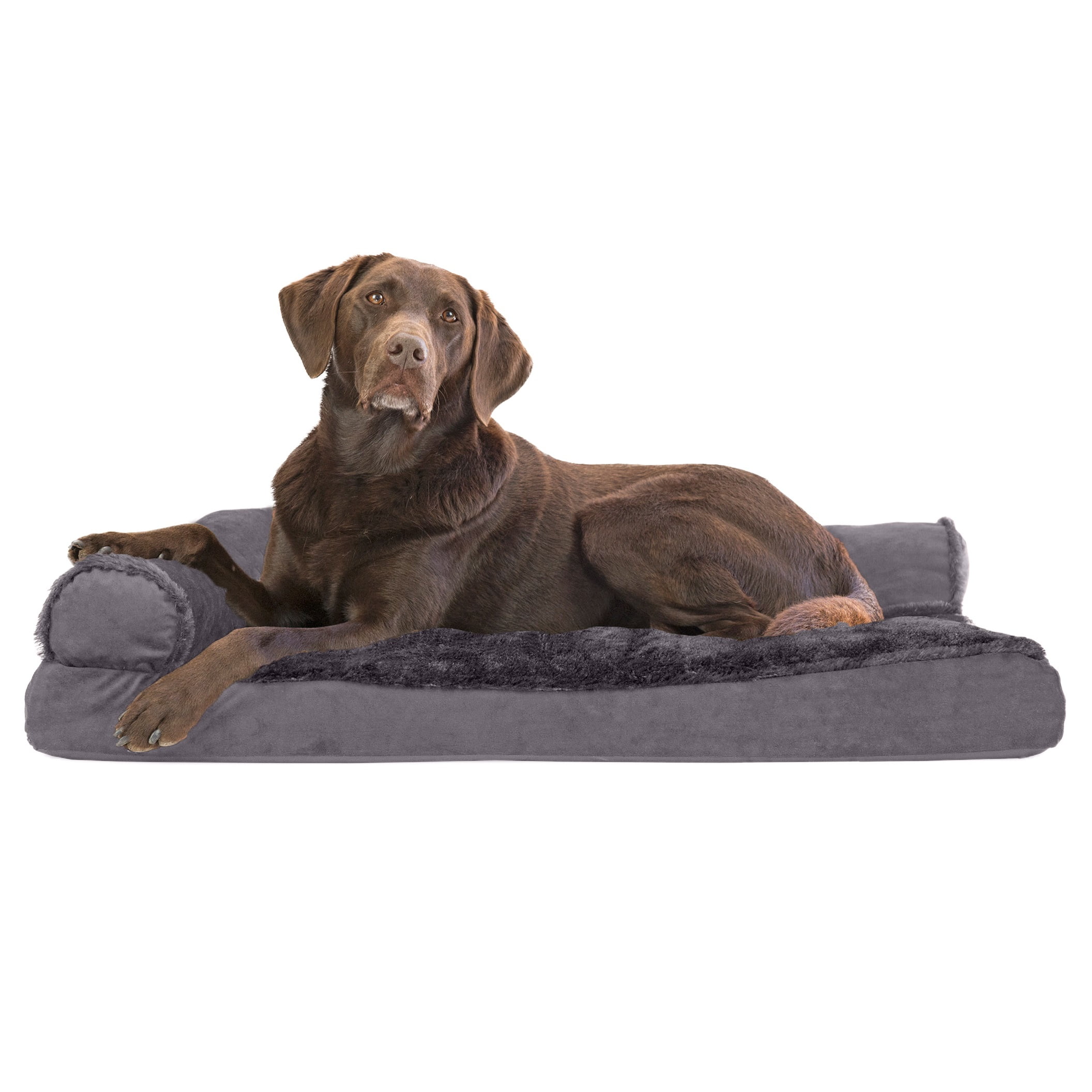 FurHaven Pet Products Plush & Velvet Chaise Lounge Pillow SofaStyle