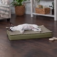 thumbnail image 1 of FurHaven Pet Products Quilt-Top Convertible Indoor-Outdoor Deluxe Memory Top Pet Bed for Dogs & Cats - Dark Sage, Medium, 1 of 12