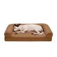 thumbnail image 1 of FurHaven Pet Products Quilted Full Support Orthopedic Sofa Pet Bed for Dogs & Cats - Toasted Brown, Medium, 1 of 13