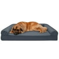 thumbnail image 1 of FurHaven Pet Products Quilted Memory Top Sofa Pet Bed for Dogs & Cats - Iron Gray, Jumbo Plus, 1 of 13