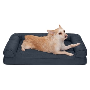 FurHaven Pet Products Quilted Orthopedic Sofa Pet Bed for Dogs & Cats - Iron Gray, Medium