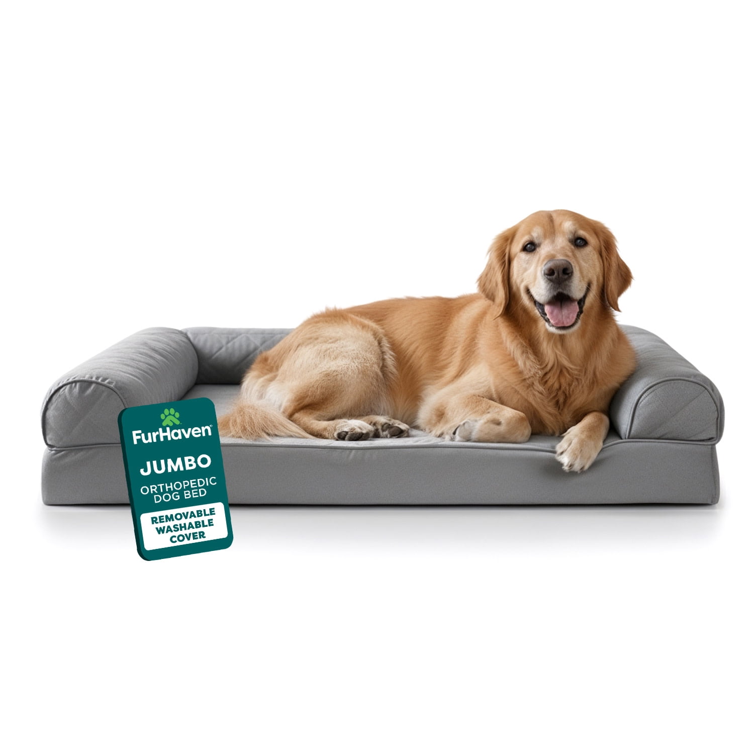 FH Quilted Ortho Sofa Bed -JM- Silver Gray