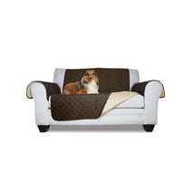 FurHaven Pet Products Reversible Loveseat Furniture Protector - Espresso/Clay, Loveseat