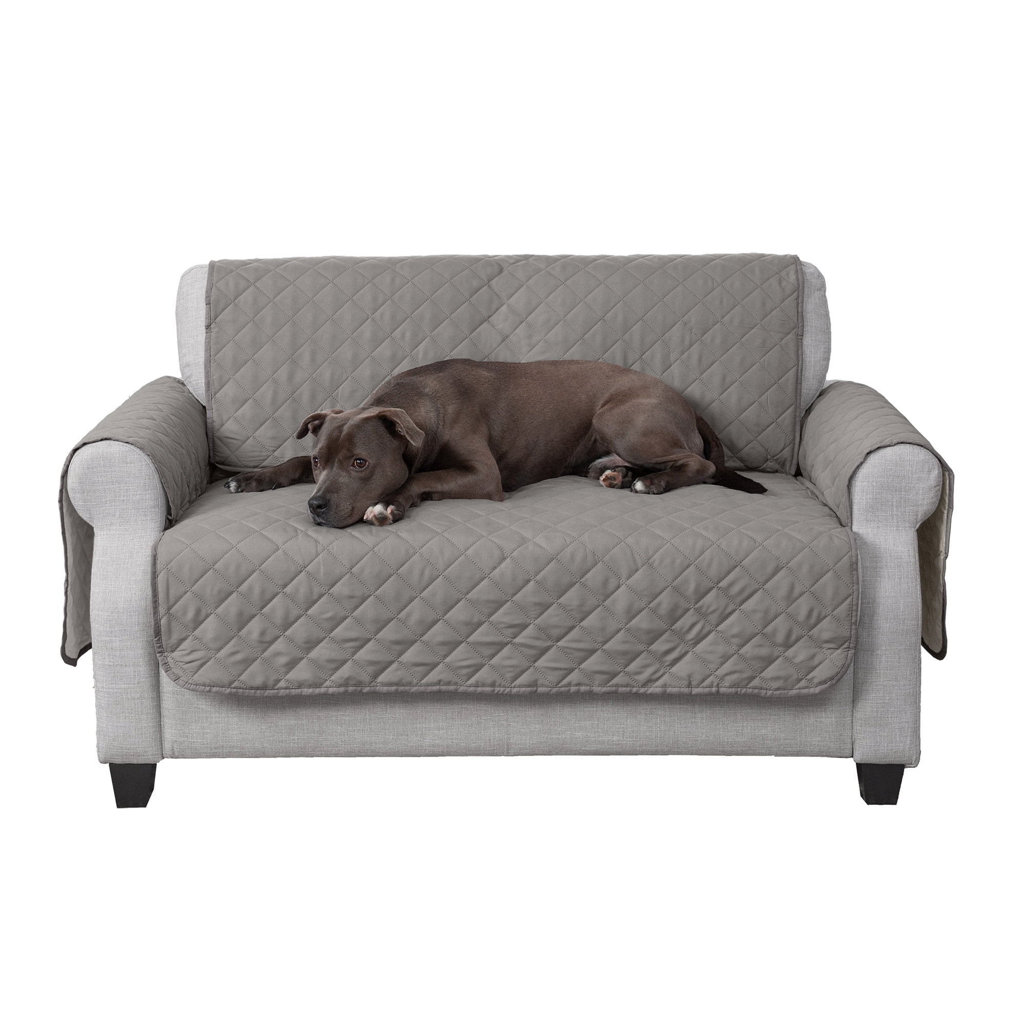FurHaven Reversible Furniture Protector, Gray Mist, Loveseat, 1 Count