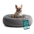 thumbnail image 1 of FurHaven Pet Products Round Plush Ball Dog Bed - Gray Mist, Medium - 26", 1 of 9