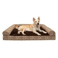 thumbnail image 1 of FurHaven Pet Products Southwest Kilim Memory Top Sofa-Style Pet Bed for Dogs & Cats - Desert Brown, Jumbo Plus, 1 of 13