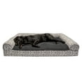 thumbnail image 1 of FurHaven Southwest Kilim Orthopedic Sofa Pet Bed for Dogs & Cats - Boulder Gray, Jumbo Plus, 1 of 12