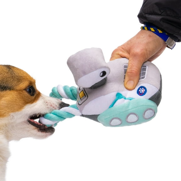 FurHaven Pet Products Space Explorers Plush and Rope Dog Toy - Rover