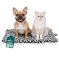thumbnail image 1 of Furhaven ThermaNAP Self-Warming Cat Bed for Indoor Cats & Small Dogs, Washable & Reflects Body Heat - Quilted Faux Fur Reflective Bed Mat - Snow Leopard, Small, 1 of 9