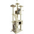 thumbnail image 1 of FurHaven Pet Products Tiger Tough Double Decker Playground - Cream, 69.3", 1 of 10
