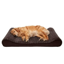 FurHaven Pet Products Ultra Plush Luxe Lounger Orthopedic Pet Bed for Dogs & Cats - Chocolate, Jumbo
