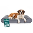 thumbnail image 1 of FurHaven Pet Dog Bed | Orthopedic Ultra Plush Luxe Lounger Pet Bed for Dogs & Cats, Gray, Giant, 1 of 10