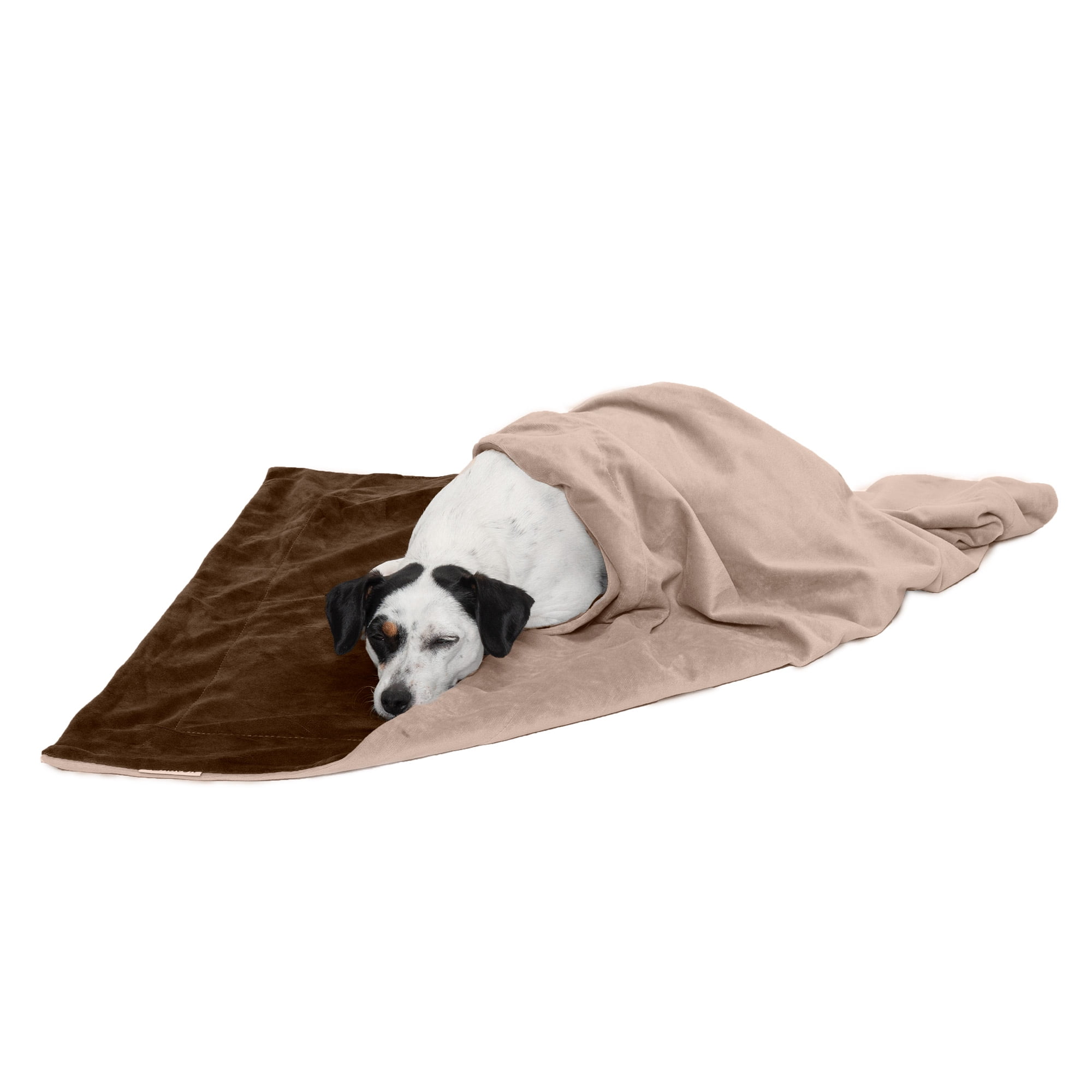 Medium Brownstone Waterproof Velvet Pet Throw Blanket