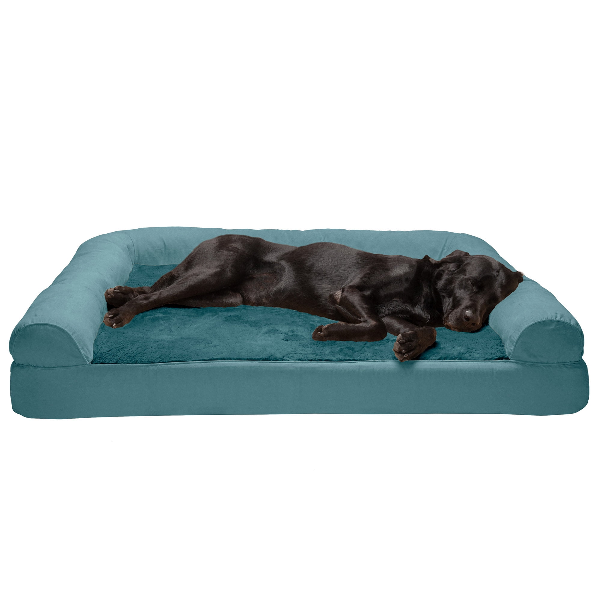 FurHaven Plush & Suede Full Support Mattress Sofa Pet Bed, Deep Pool, JumboPlus, 1 Count