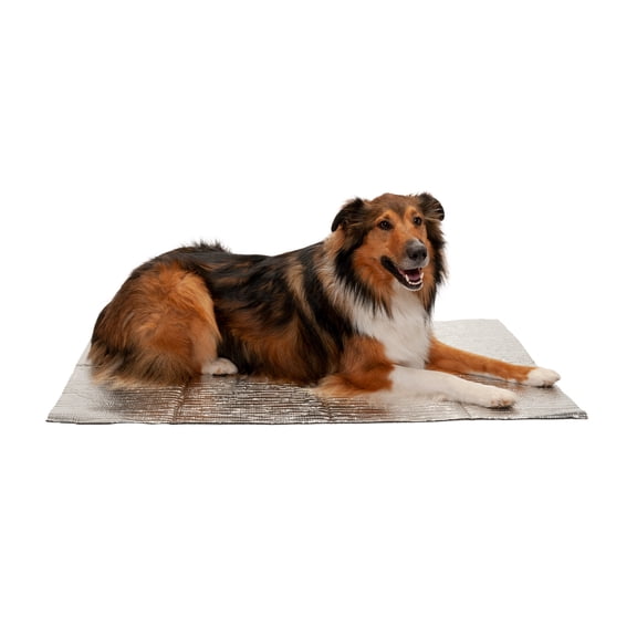 FurHaven | ThermaPup Self-Warming Pad, Silver, Jumbo