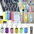 thumbnail image 1 of FurNest 1/7pcs Mini Pocket Calculators Keychain, Cute Small Colorful Keychain Calculators, Design, Cover Basic Flip Functional, 1 of 9