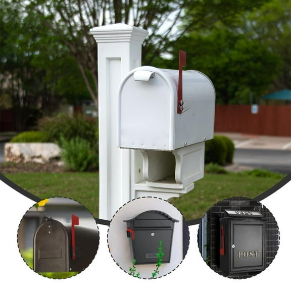 FurNest 1 Set Mailbox Universal Flag Universal Flag Mailbox Replace Flag Mailbox